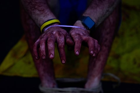 Israel-Hamas war: A demonstrator attends a protest demanding a cease-fire deal